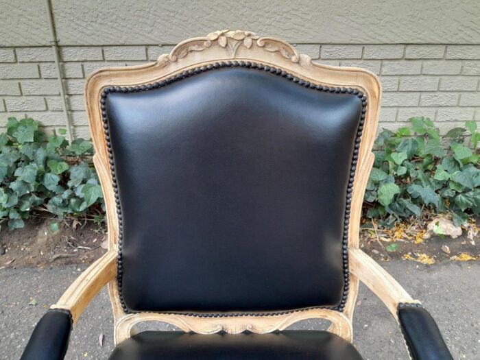 An Antique Pair of Carved Walnut Armchairs - Image 6