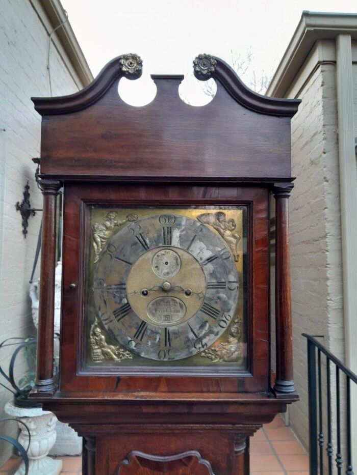 A Mid 18th Century George III Oak D. Seddon Frodsham Grandfather / Longcase Clock With a BADA (British Antiques Dealer Association) Stamp - Image 4