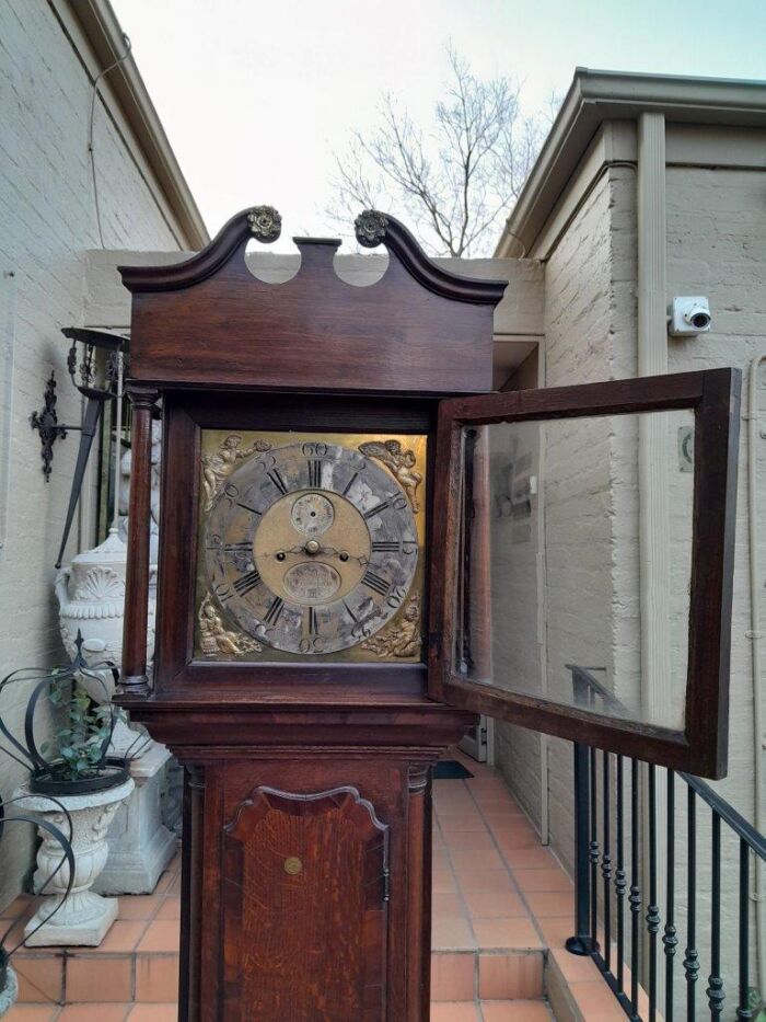 A Mid 18th Century George III Oak D. Seddon Frodsham Grandfather / Longcase Clock With a BADA (British Antiques Dealer Association) Stamp - Image 6