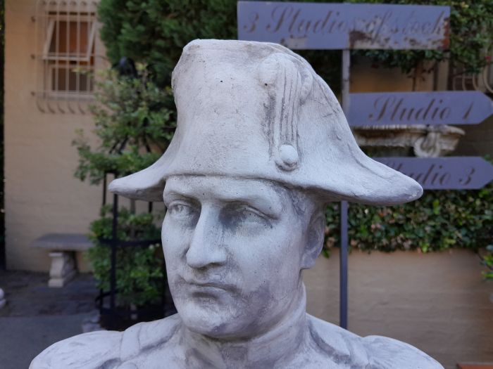 Large Concrete Napoleon Bust In Full Military Regalia - Image 6