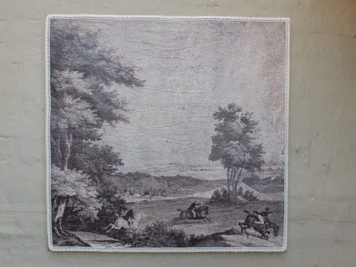 A Medium size Wall Panel Painting depicting a hunting scene - Image 2