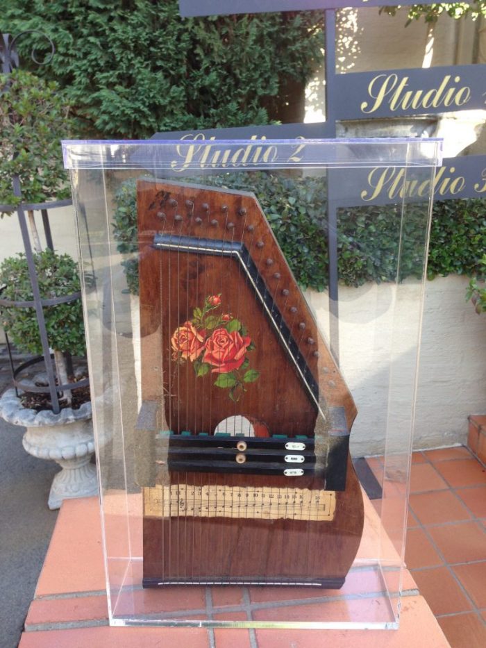 An Autoharp by Charles Zimmerman Circa 1888 in Perspex Display Box