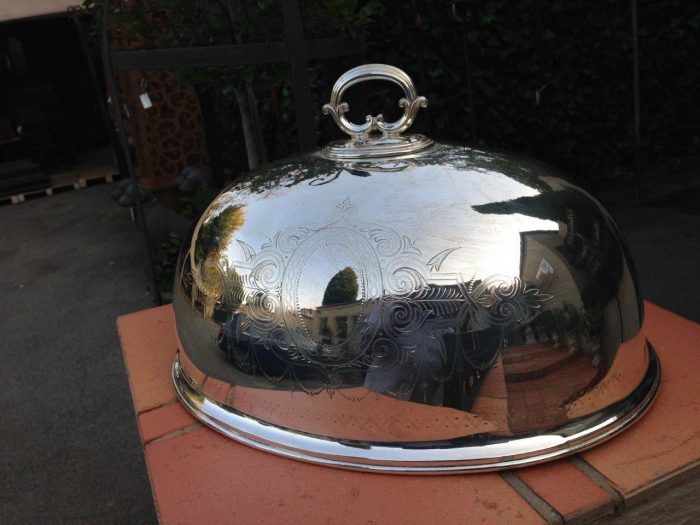 Silver Plated Food Dome - Image 2