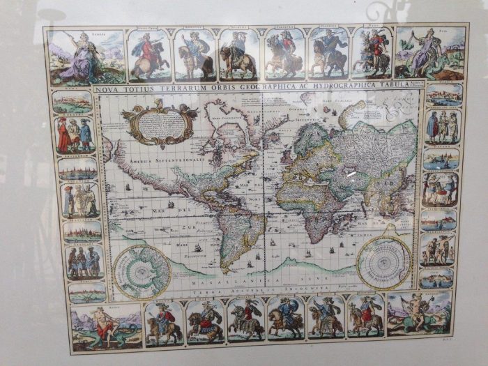 Nova Totius Terrarum Orbis Goegraphics AC Hydrographica Tabula Print - Image 2