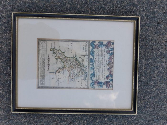 A Set Of Four (4)  Antique Maps Of Wales, Hand Coloured Engraving - Image 6