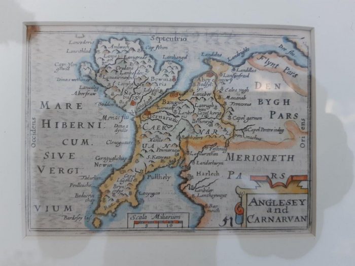 A Set Of Four (4)  Antique Maps Of Wales, Hand Coloured Engraving - Image 9