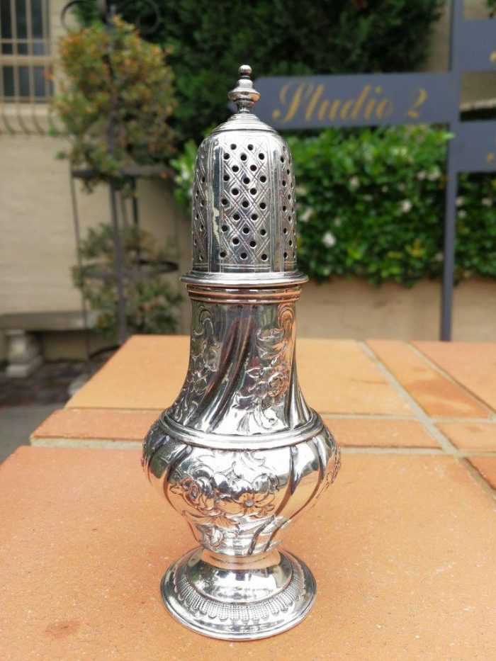 A Silver Castor Shaker By Albert Ernest Jones