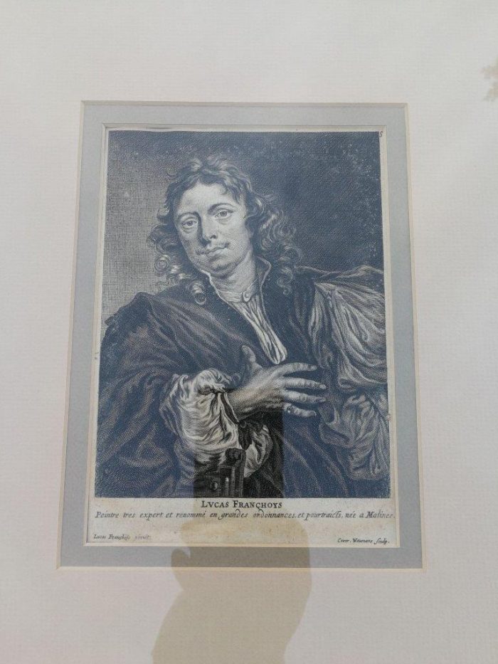 A Set Of 8 Framed Portraits Of Flemish Painters, Engravers And Architects - Image 15