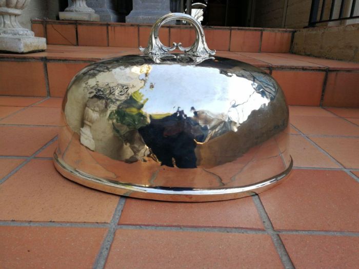 Victorian Silver Plated Food Dome - Image 2