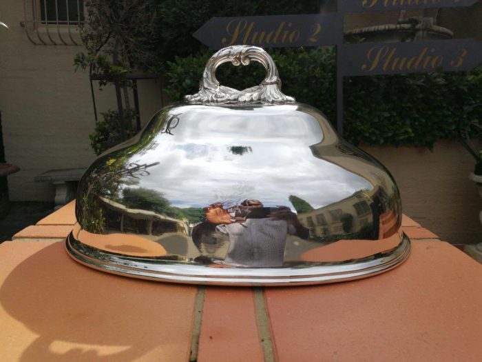 A Silver Plate Food Dome