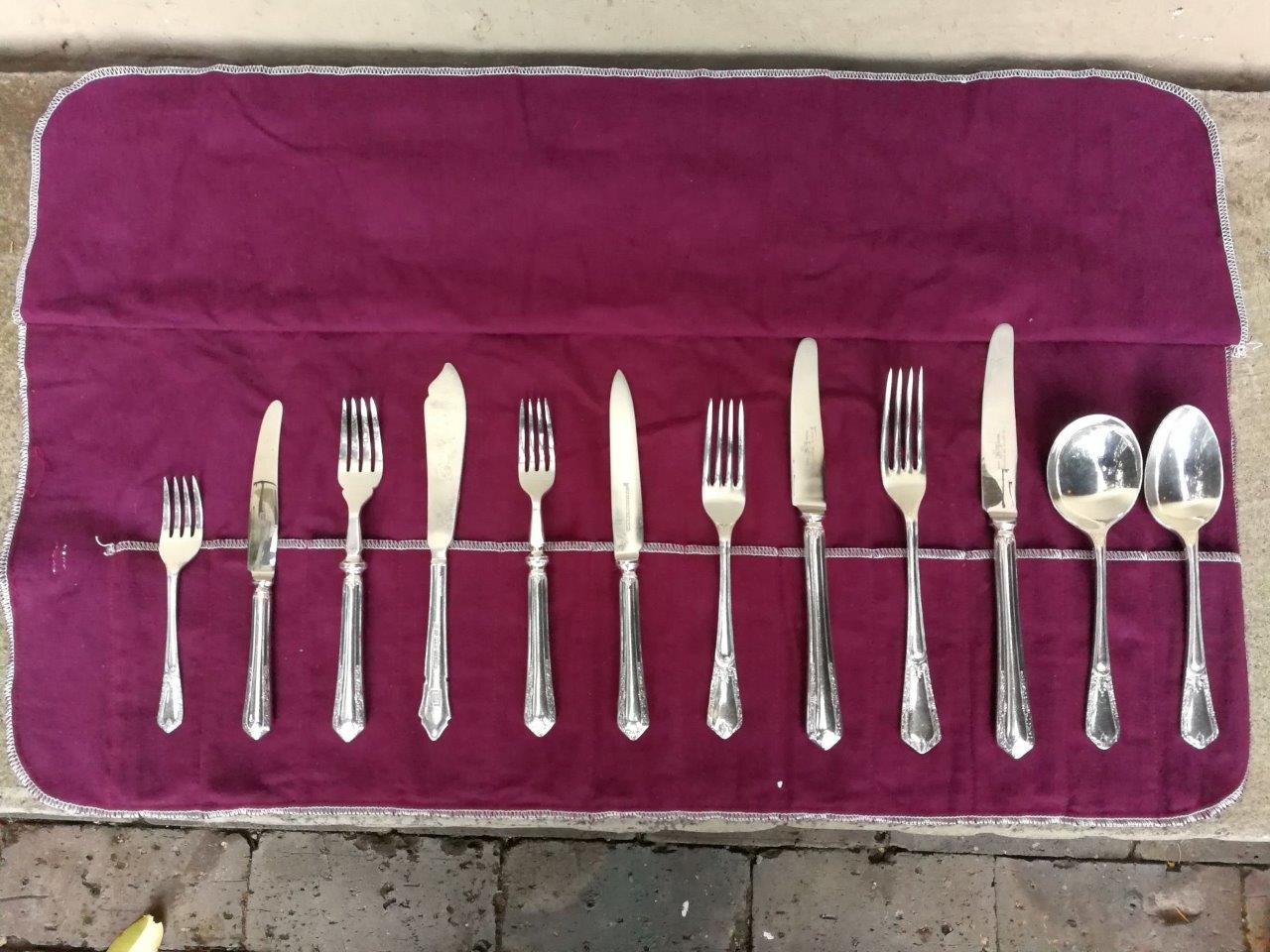 Resilvering cutlery clearance