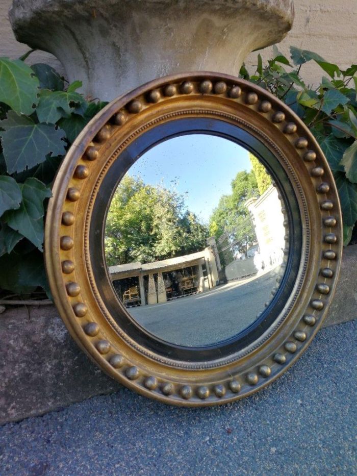 A Regency Gild Convex Mirror ND