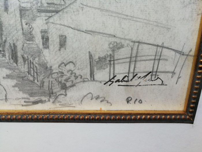 A Pair Of Gabriel De Jongh (South Africa, 1913 - 2004) Pencil On Paper, Signed , Rio De Janeiro Study 1 & II - Image 8