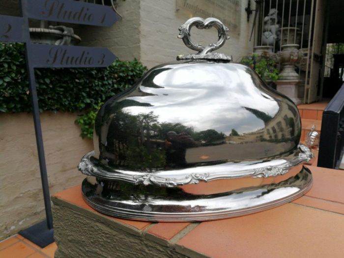 A 20th Century Silver-Plate Food Dome - Image 3