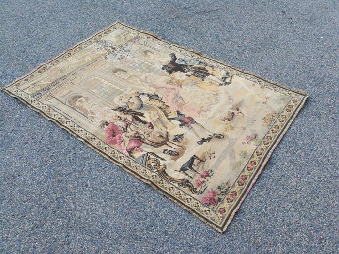 French Antique Tapestry - Image 3