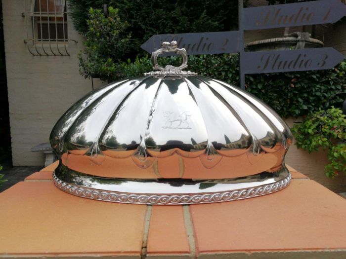 A Silver Plated Food Dome - Image 2