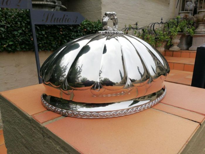 A Silver Plated Food Dome - Image 3