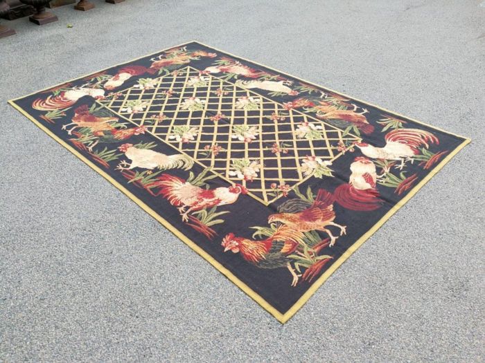 A Needlepoint Woven Carpet - Image 2