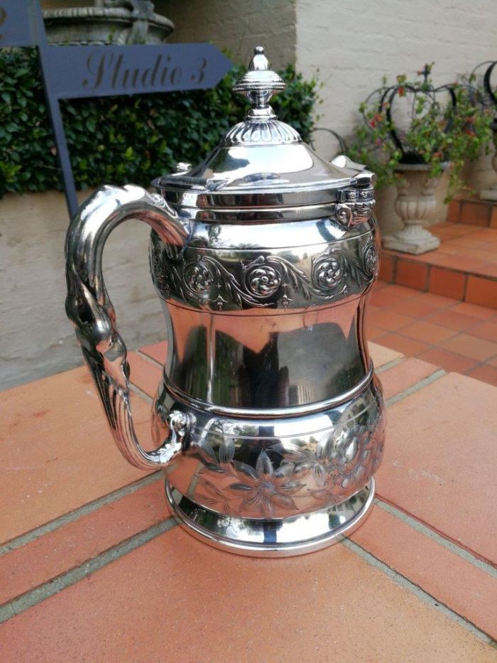 A 19th Century Silver Plate Reed And Barton Pitcher - Image 2