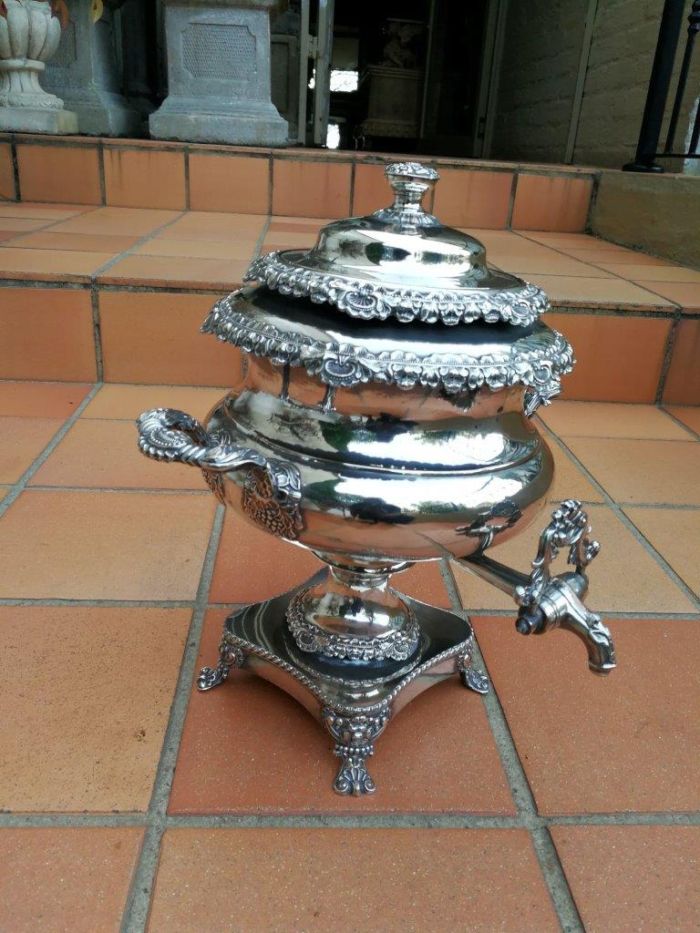 An Antique Victorian Silver-plated Kettle-on-stand - Image 2