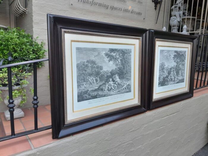 A 20th Century Pair Of Copies Of Engraving - Image 3