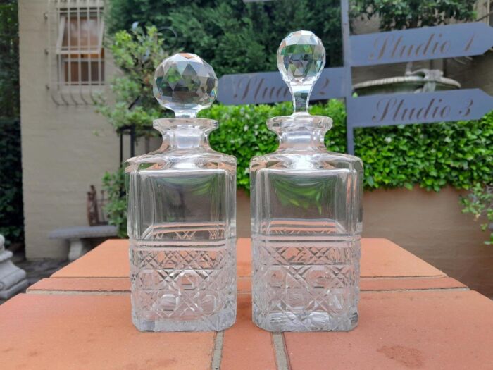 A Pair Of Cut Crystal Whiskey