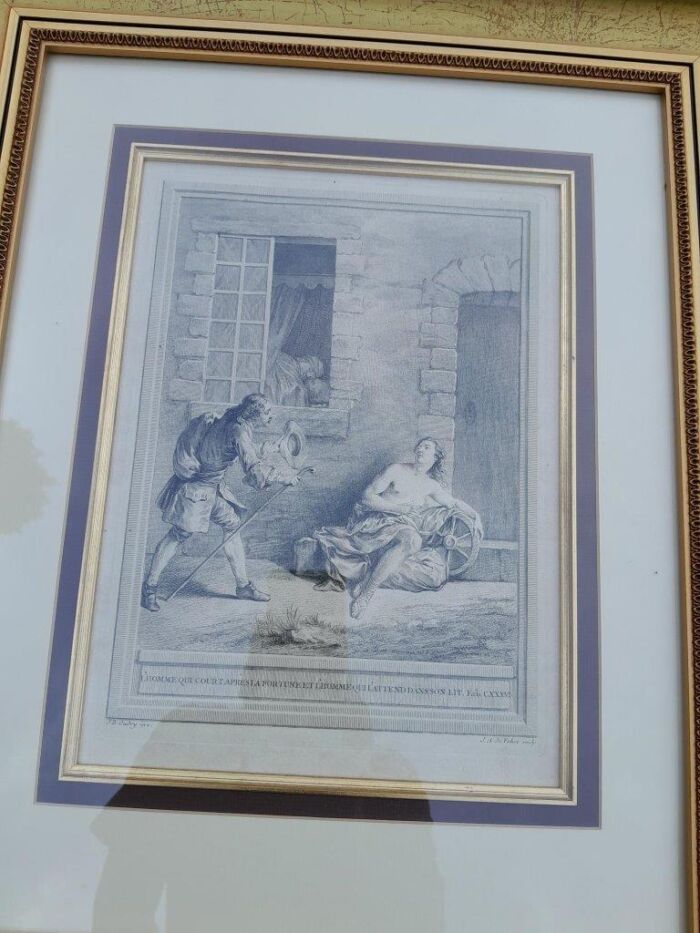 A 20th Century French Etching By Jean-Baptiste Oudry - Image 2