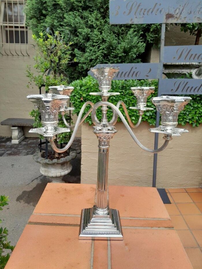 A 20th Century English/Birmingham Silver Candelabra (1726g silver) ND - Image 2