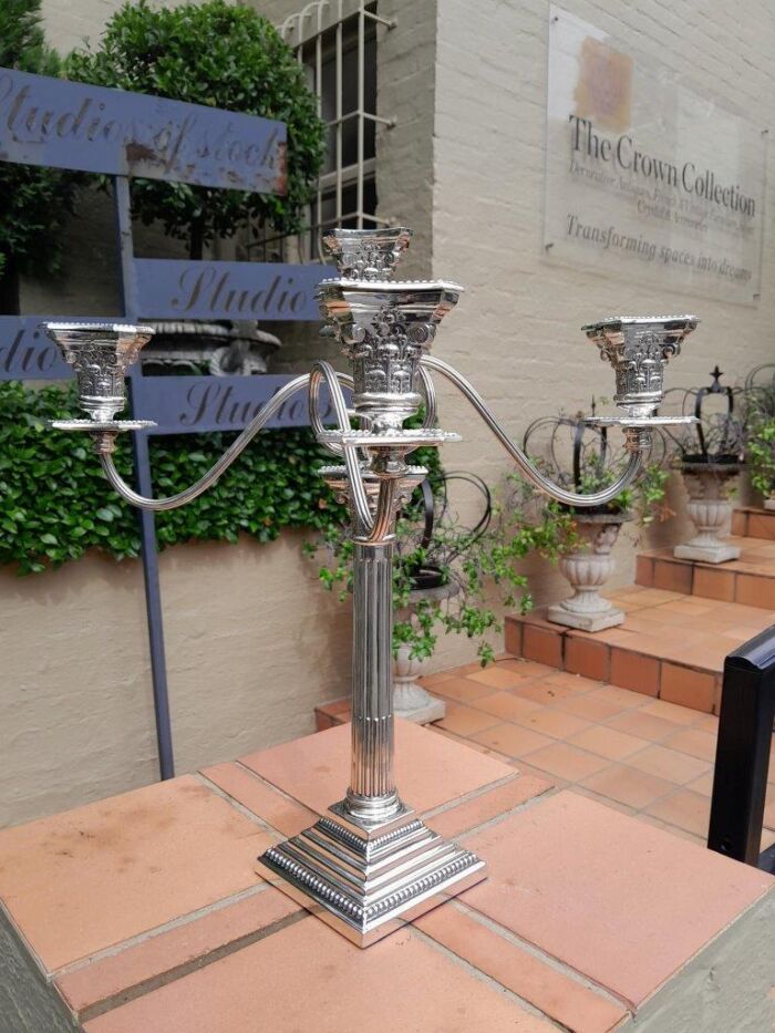 A 20th Century English/Birmingham Silver Candelabra (1726g silver) ND - Image 3