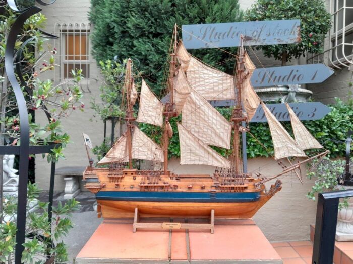 A Model of the Saint Geron 1736 Ship