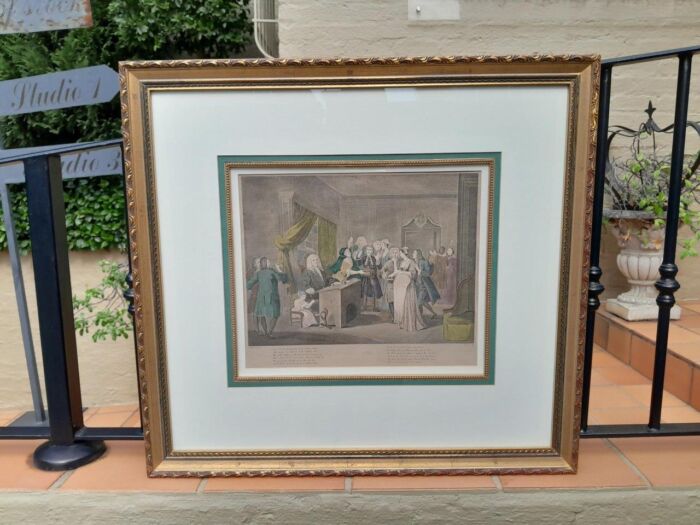 A Gilt Framed William Hogarth E Smith Print