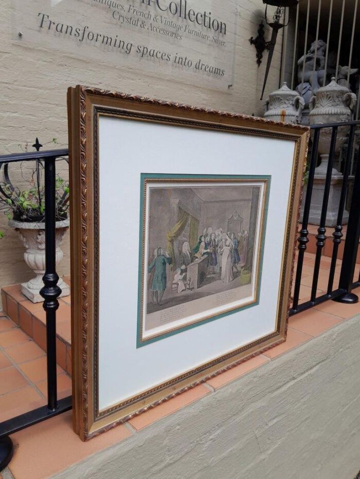 A Gilt Framed William Hogarth E Smith Print - Image 2