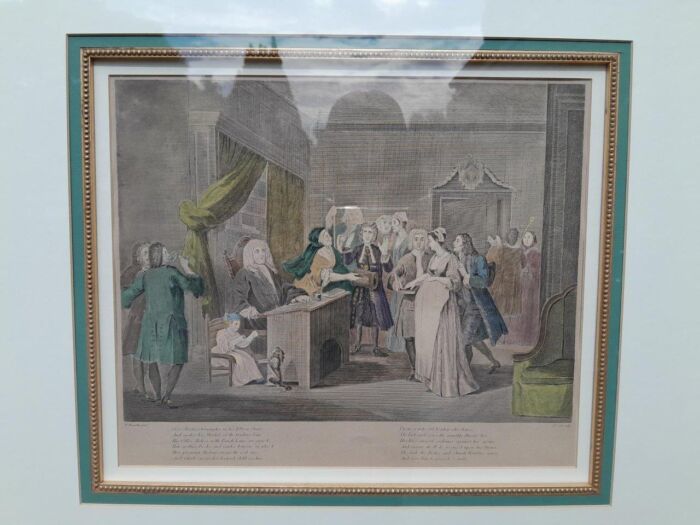 A Gilt Framed William Hogarth E Smith Print - Image 5