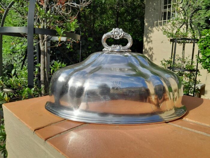 A 20th Century Silver Plate Food Dome