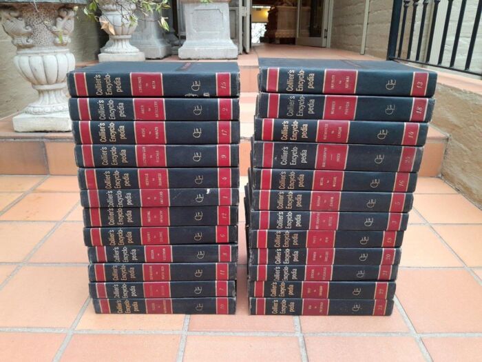 A 20TH Century Colliers Full Set of Encyclopedia of  Twenty Four (24) Books - Image 2