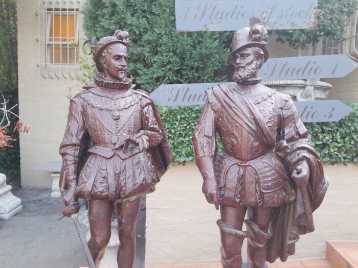 An Early 20th Century French Pair of Patinated Spelter Figurines On Bases ND - Image 7