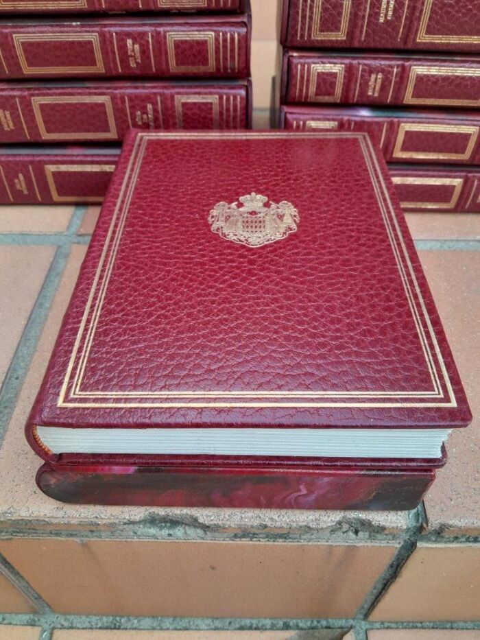 A 20th Century Collection Of Twenty French Books In Red Leather And Gilded (In Protective Sleeves) - Image 6