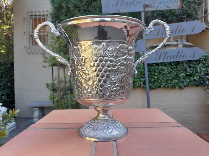 A 20th Century Silver Plate Victorian Style Champagne/Wine Cooler