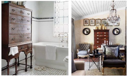 Chest-on-chest antique storage solutions excel in beauty and versatility