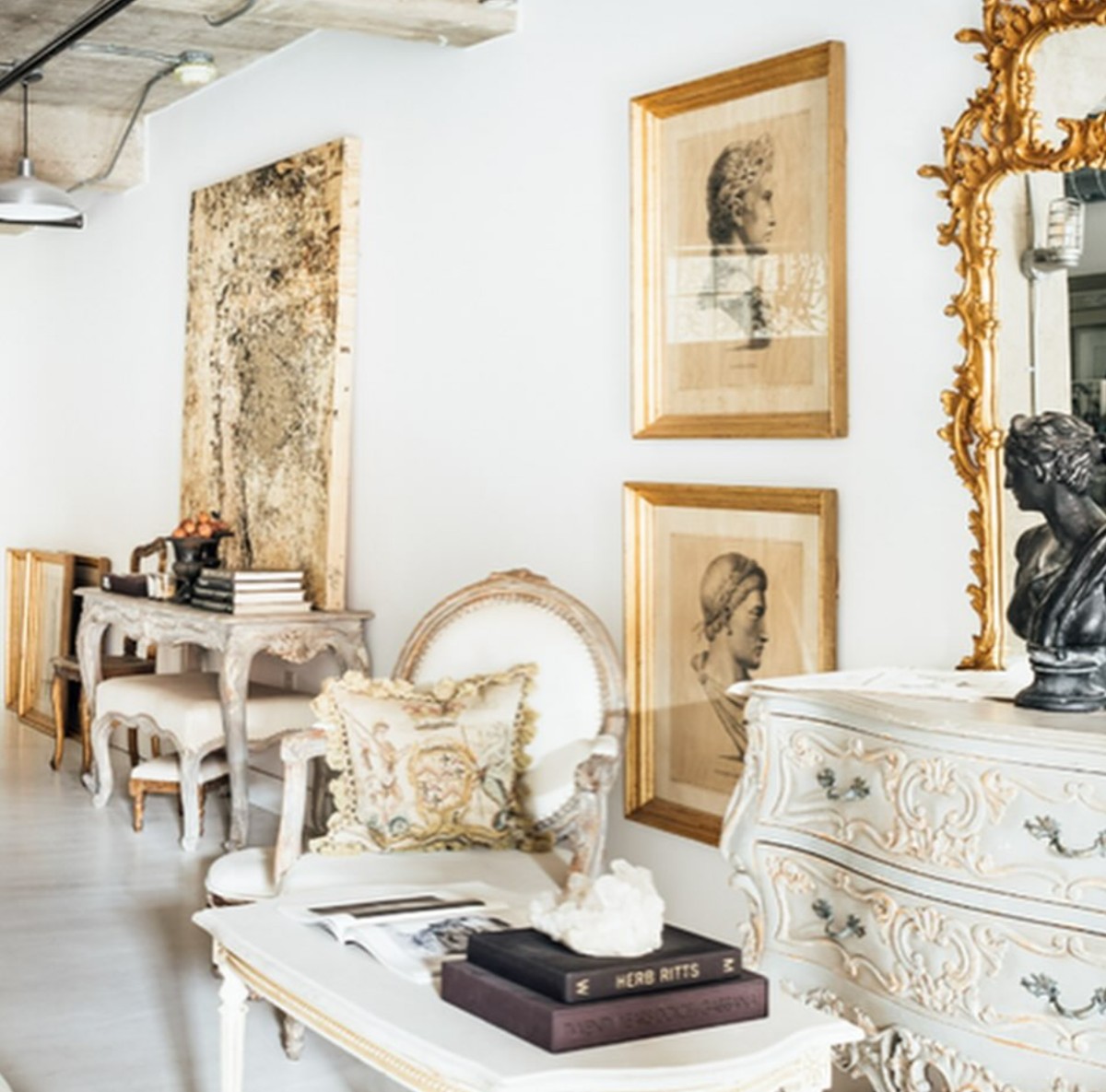 Gilded & bleached antiques | A must-have in modern design