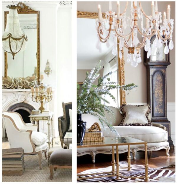 Gilded antiques are pieces adorned with a thin layer of gold leaf or gold paint,