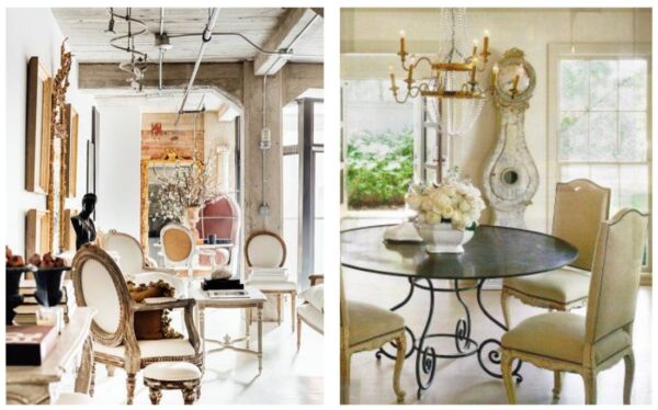 French-style gilded and bleached antiques not only serve as conversation starters but also add a layer of depth and sophistication to modern interiors. 