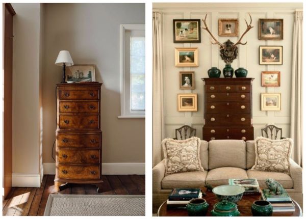 One of the most captivating aspects of antique chests on chests is their ability to serve as striking focal points in a room.